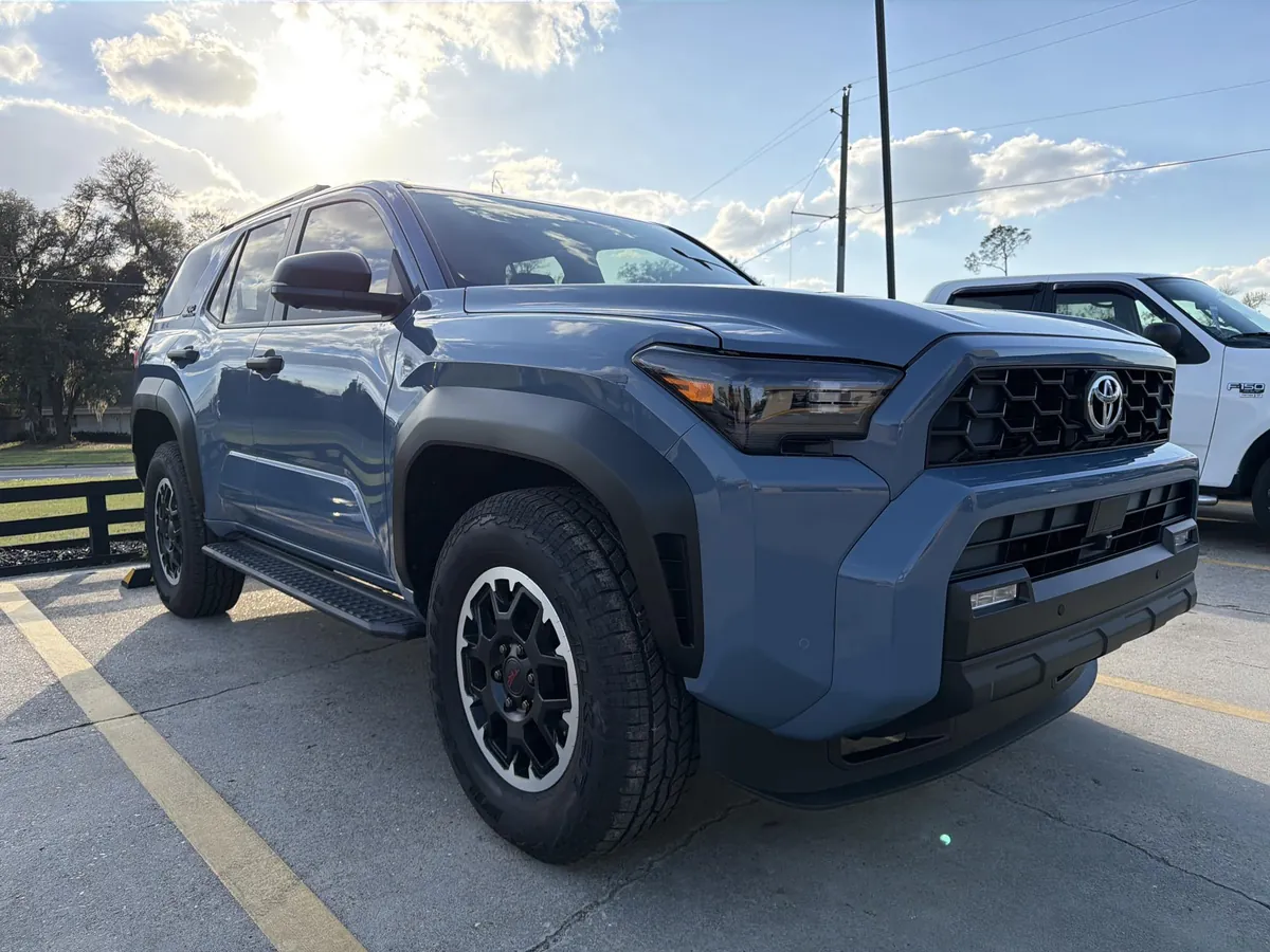 After OEM-spec front-end collision repair on a 2025 Toyota 4Runner