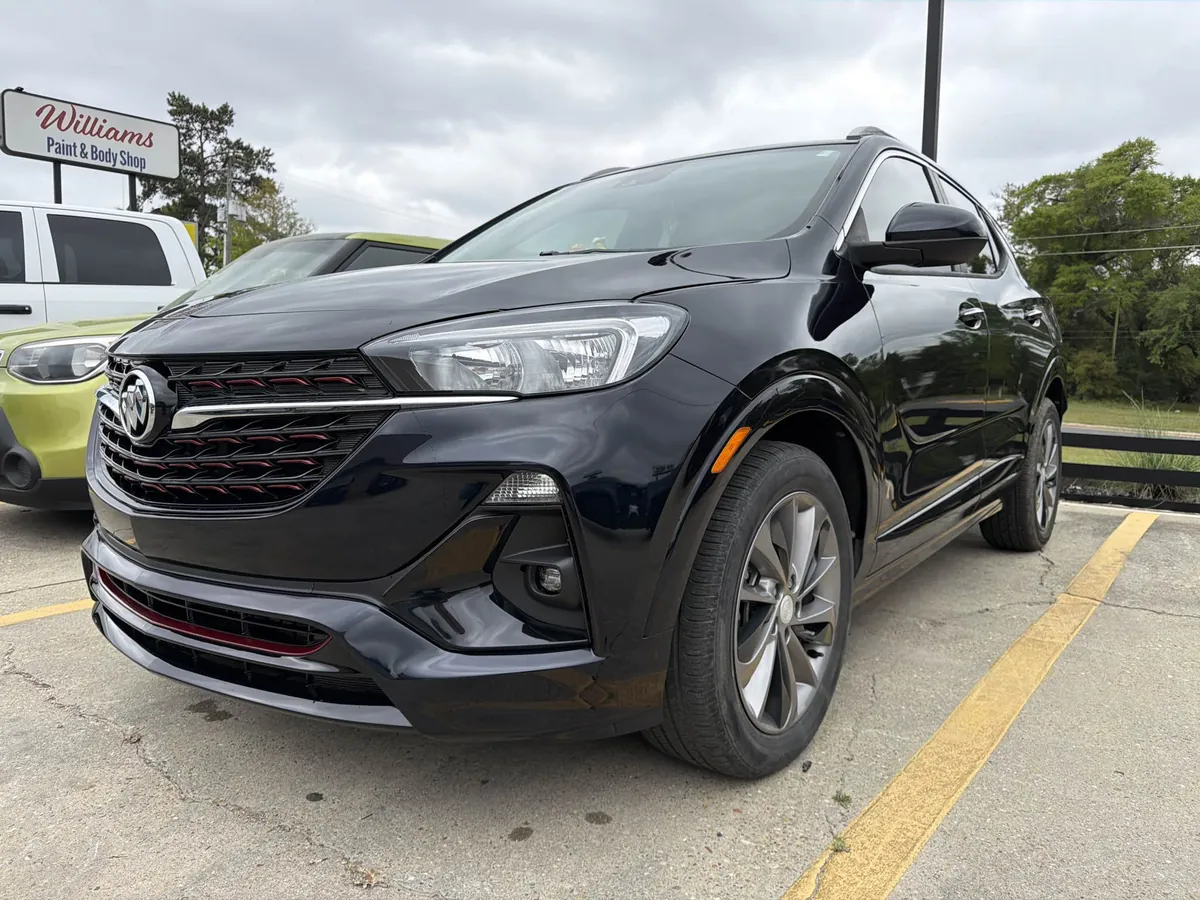 After collision repair on a Buick Encore at Williams Paint & Body Shop