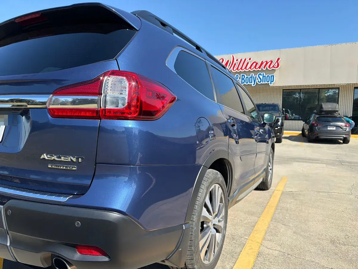 After body and paint restoration on a 2021 Subaru Ascent